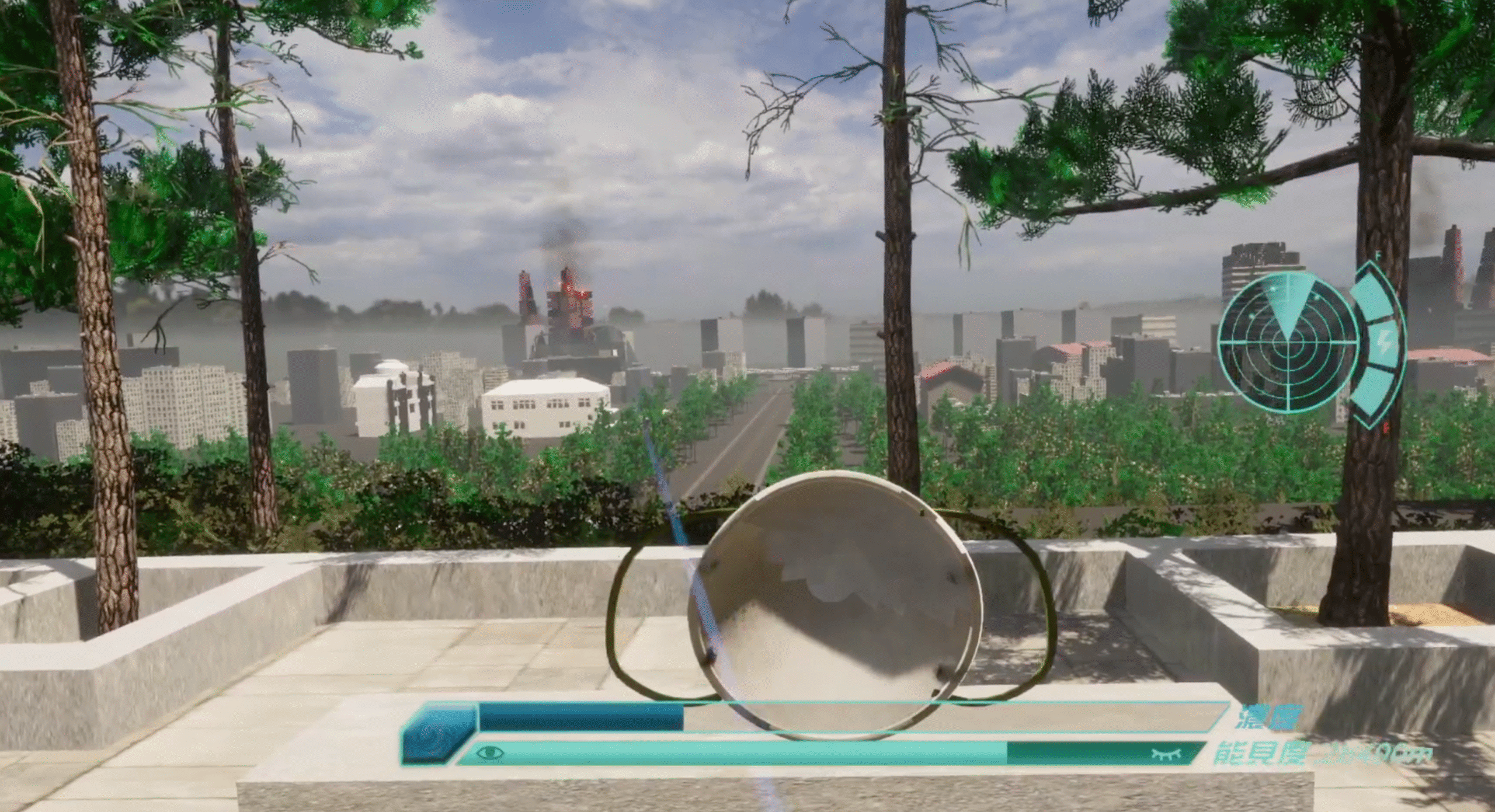 射擊遊戲、點擊遊戲《中央大學大氣系合作-霾伏計畫》空氣污染議題